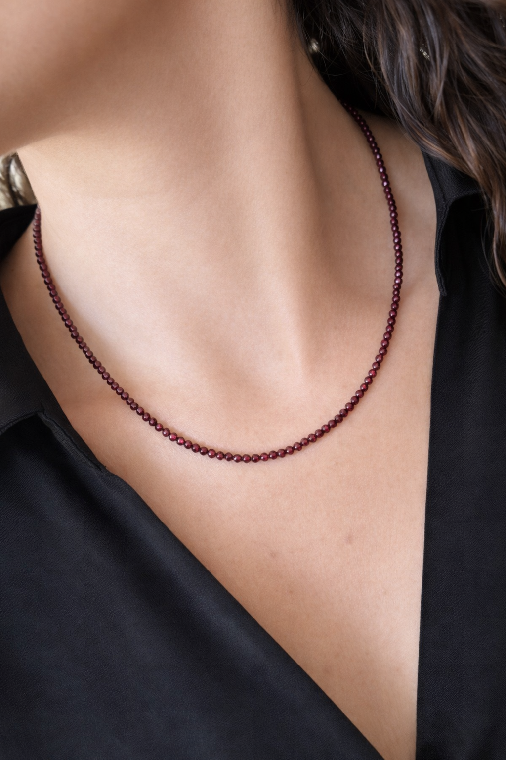 Collar Granates Largo