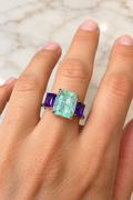 Anillo Esmeralda Amatista