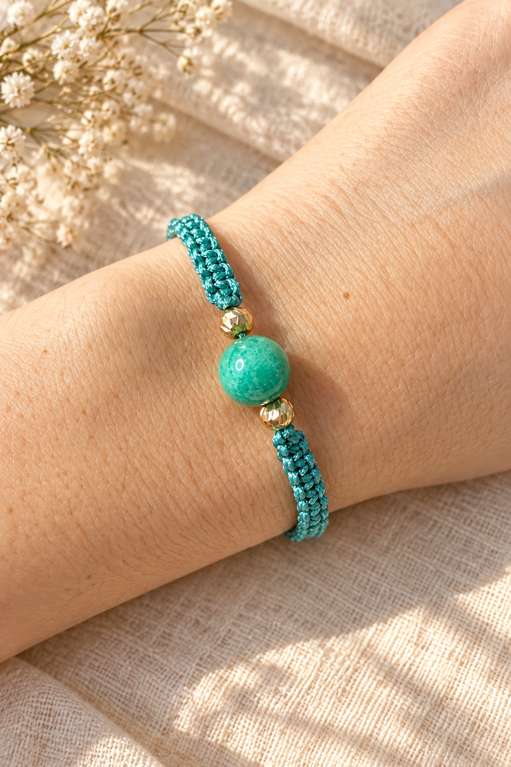 Pulsera Esmeralda oro 18k