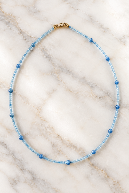 Collar aguamarinas