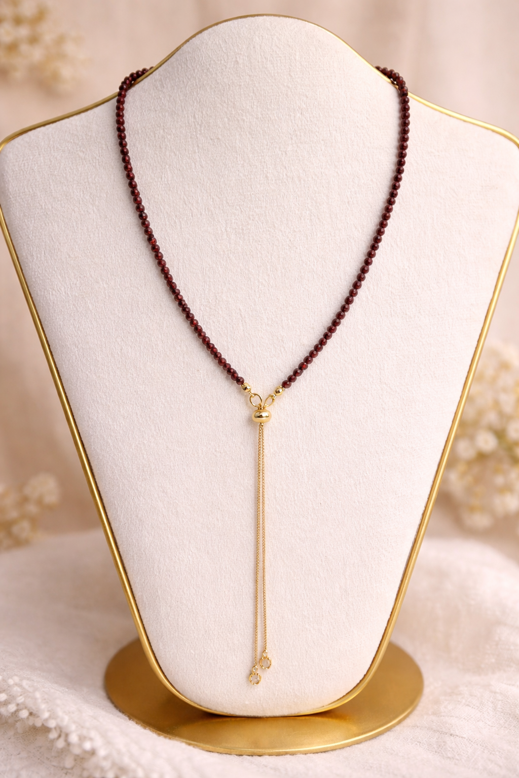 Collar Granates Largo
