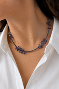 Collar Zafiros y Iolitas Naturales