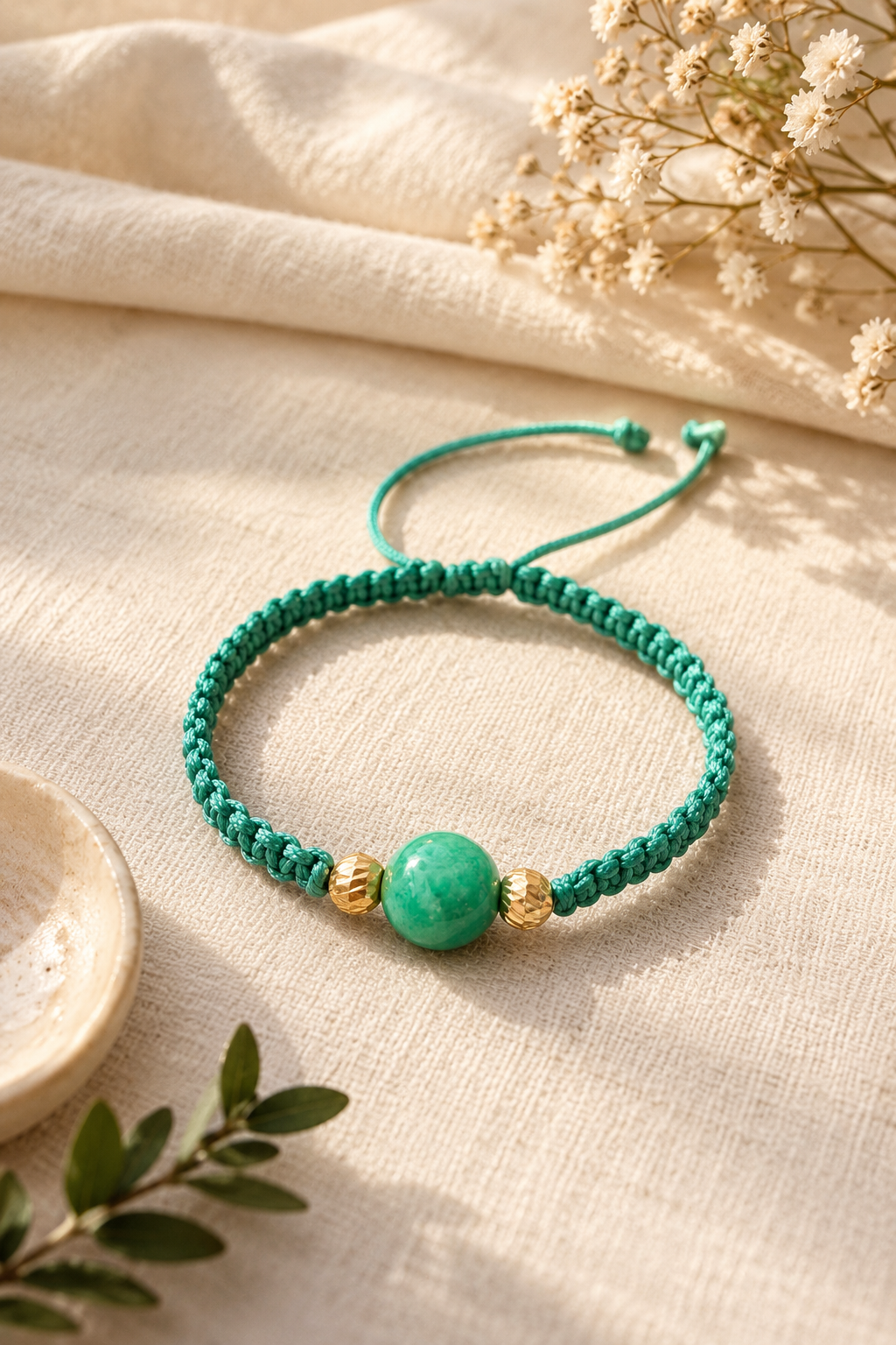 Pulsera Esmeralda oro 18k