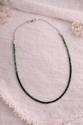 Collar en Plata con Esmeraldas Degrade
