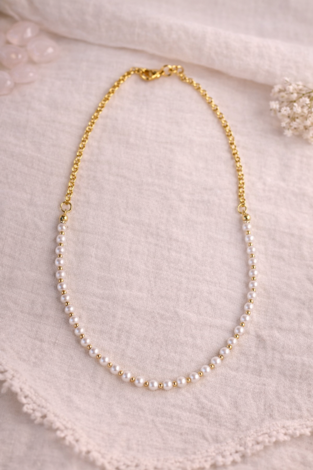 Collar Perlas 4mm Clásico